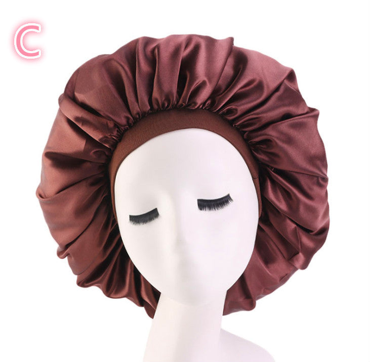 Beauty print Satin silk Bonnet sleep night cap Beauty print Satin silk Bonnet sleep night cap